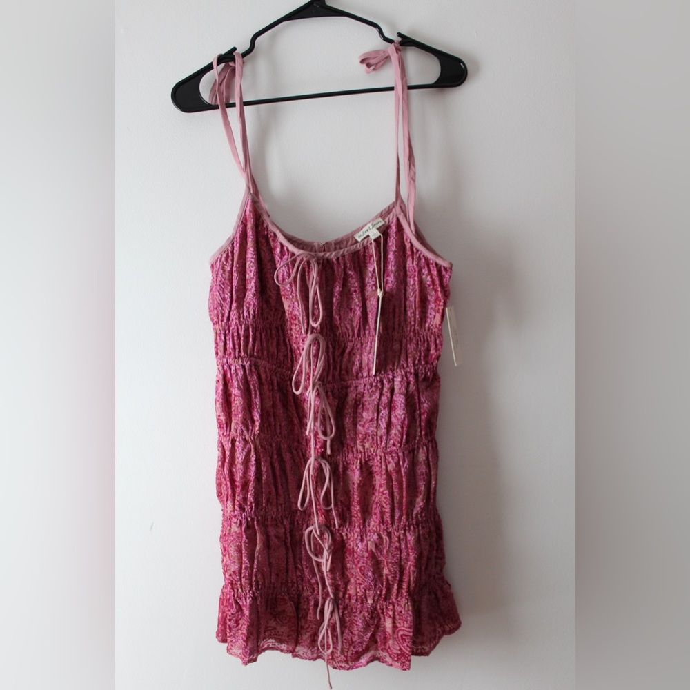 For Love And Lemons Pink Mini Dress